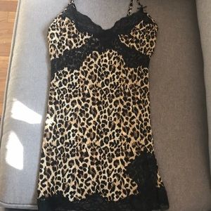 NWT Victoria’s Secret Leopard Print Slip Lingerie